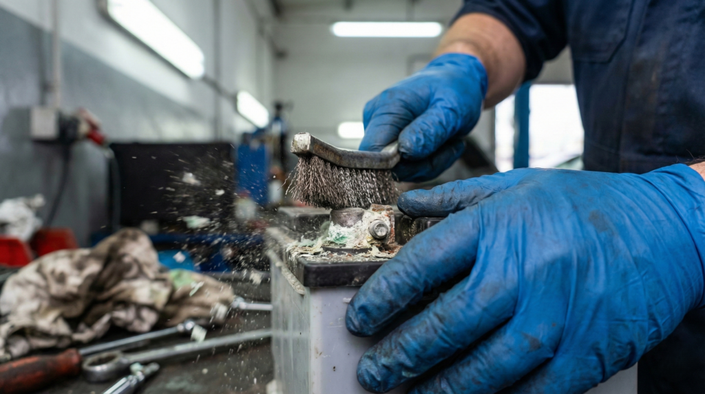 تمیز کردن خوردگی پایانه‌ها