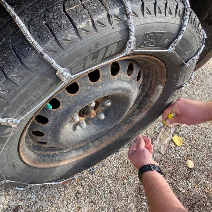 تست نهایی زنجیر چرخ