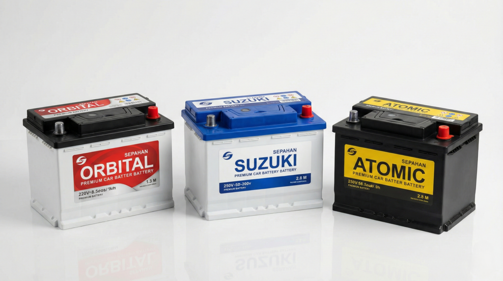 محصولات باتری سپاهان - اوربیتال، سوزوکی، اتمیک